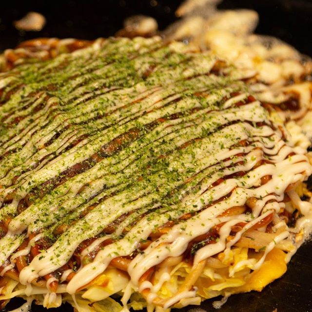 目の前で焼きあがる#お好み焼き は絶品です。#颯走駆 #颯走駆さっそく #さっそく