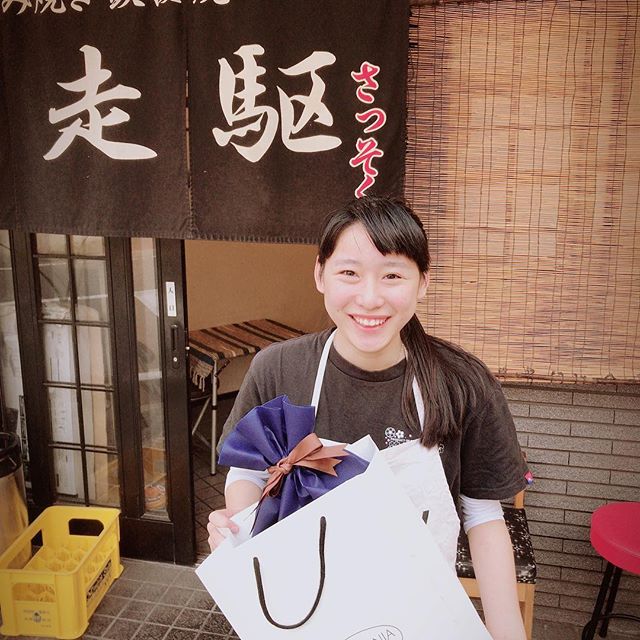 昨日はバイトの杏ちゃんの誕生日！20歳！20歳の抱負は少し大人になる事みたいです(o^^o)応援してまーす︎これからも宜しくね♡