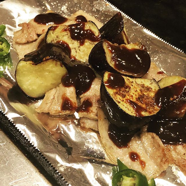 豚と茄子のみそ炒め